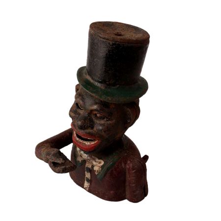 The Jolly Boy Bank Brass Bust Statue