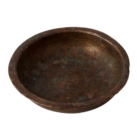 Rustic Brass Bowl For Table Decoration