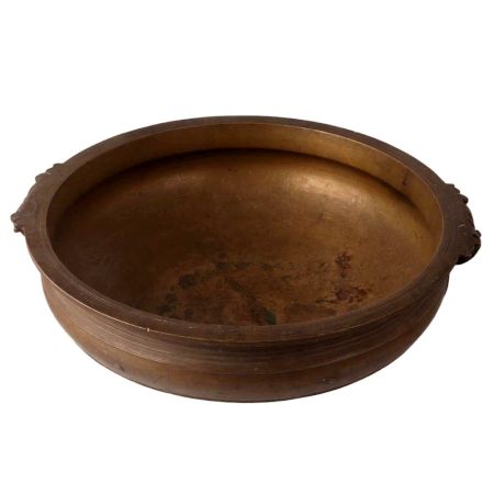 South Indian Traditional Brass Urli for Decor