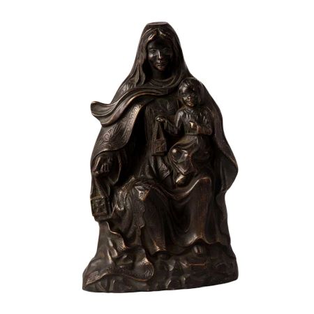 Handmade Brass Wall Plate in Christian Art