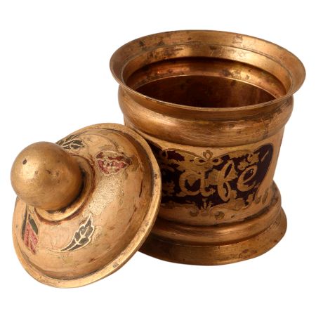 Brass Coffee Powder Storage pot