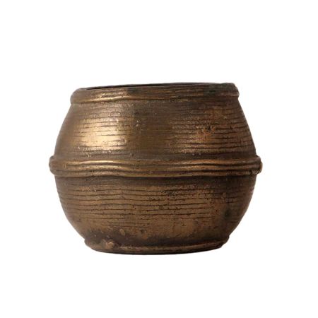 Brass Rice Measuring Bowl for Decor
