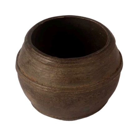 Handmade Brass Rice Measurement Bowl in Antique Finish