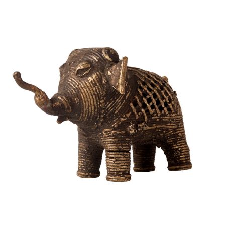 Brass Elephant Statue for Decoration