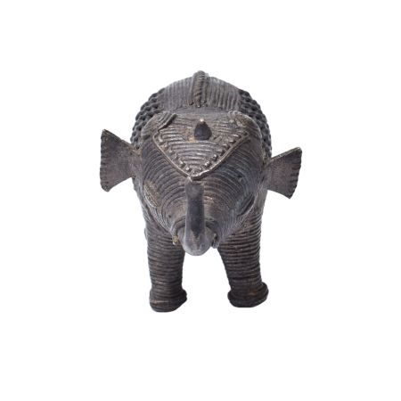 Brass Tribal Elephant Statue For Decoration