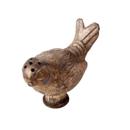 Brass Wren Bird Figurine