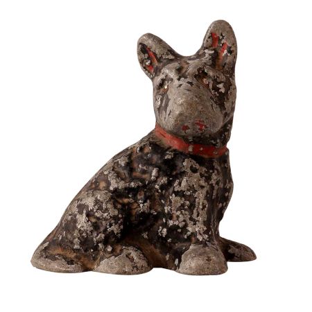 Hand Crafted Brass Bull Dog Statue