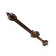 Brass natural decor Tool with Makara-head vajra and Flaming Sword