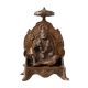 Brass Sai Baba On Throne God Statues