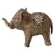 Small Brass Elephant statue in Tribal Art