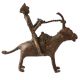 Traditional Brass Animal & Rider Statue