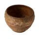 Engraved Brass Rice Measuring or Mana Bowl in Brown Finish