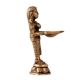 Brass Statue Of Deepalakshmi Holding Diya