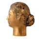 Brass Parvati Head God Statue