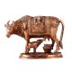 Brass Holy Kamdhenu With Calf Statue