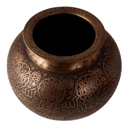 Traditional Used Brass Pot for Decoration
