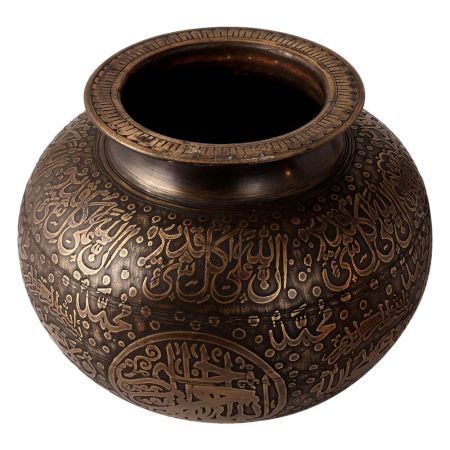 Traditional Brass Cooking Pot for Decoration