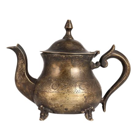 Vintage Brass Tea Kettle or Ketli in English Art