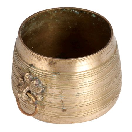 Vintage Brass Holy Pot for Decoration