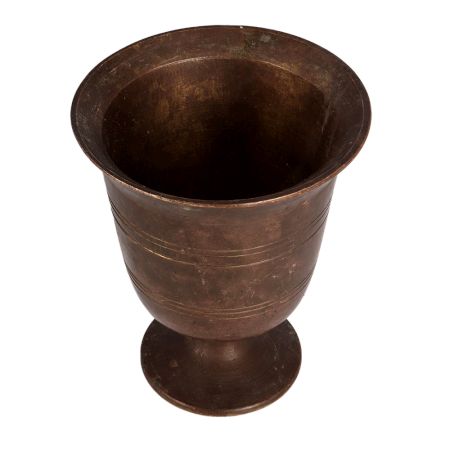 Vintage Brass Holy Cup for Home Decor