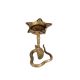 Brass Cobra Oil Lamp with 5 Jyots