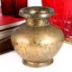 Handcrafted Brass Plain Water Pot for Pooja