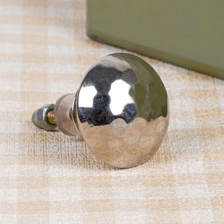 Silver Brass Cabinet Knobs