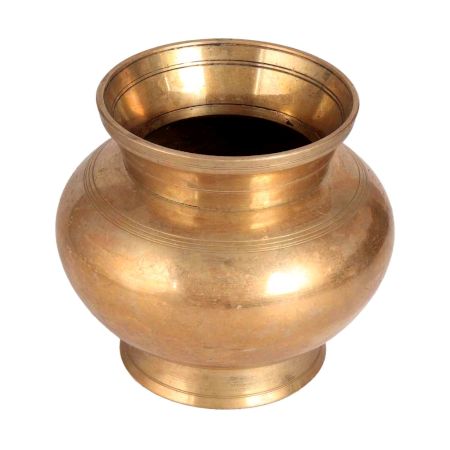 Shiny Brass Water Pot Lota for Home Decor
