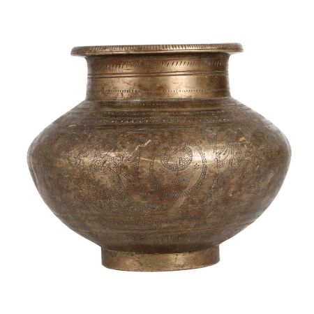 Brass Sturdy Holy Water Pot for Pooja
