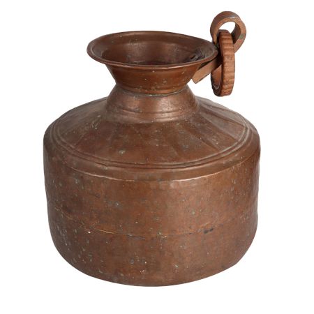 Handmade Copper Water Pot or Matka for Decor