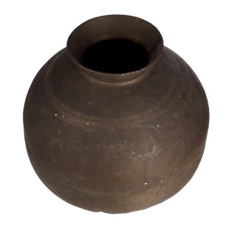 Round Matka Water Pot for Home Decor