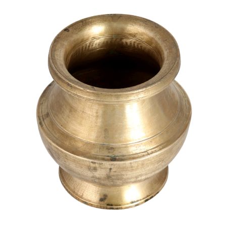 Brass Water Pot or Lota in Antique Finish