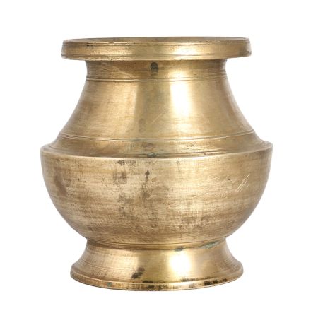 Brass Water Pot or Lota in Antique Finish