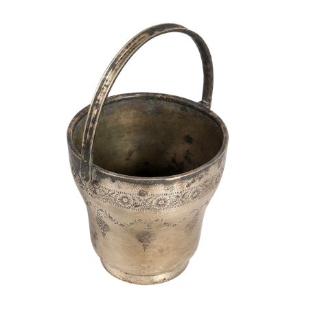 Vintage Brass Bucket in English Art