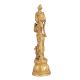 Brass Golden Lord Krishna Statue for Worship