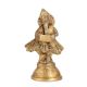 Brass Lord Ganesha Playing Harmonium for Worship