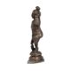Brass Lord Krishna Dancing Statue in Antique Finish