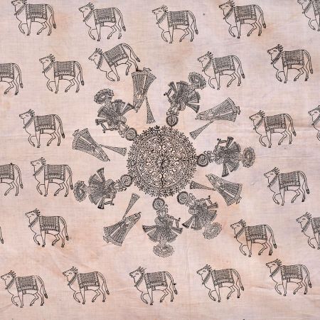 Beautiful Cow Patterns Pichwai Painting for Decoration