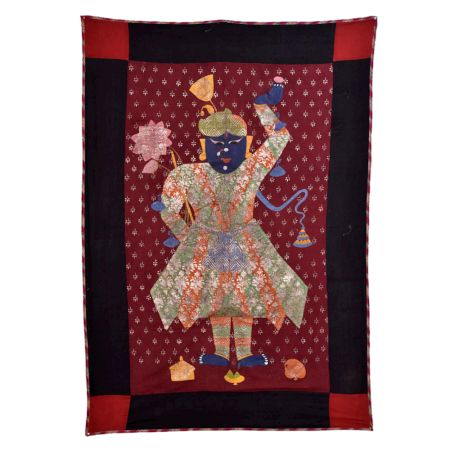 Hand Painted Lord Shrinathji Painting for Prayer Room