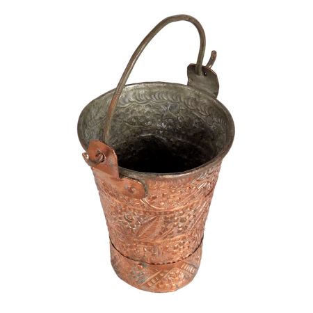 Small Copper Bucket for Flower Decoration