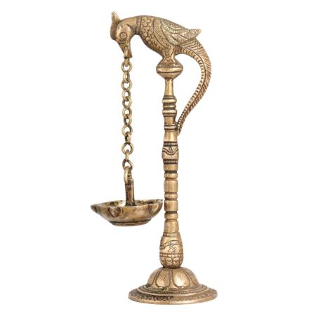 Handmade Hanging Oil Lamp for Worship