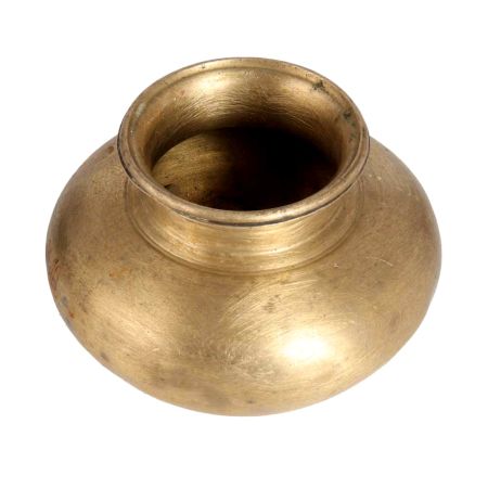 Brass Plain Water Pot for Hindu Rituals