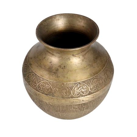 Brass Used Water Pot or Lota for Decoration