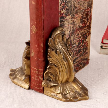 Handmade Metal Bookends in English Art
