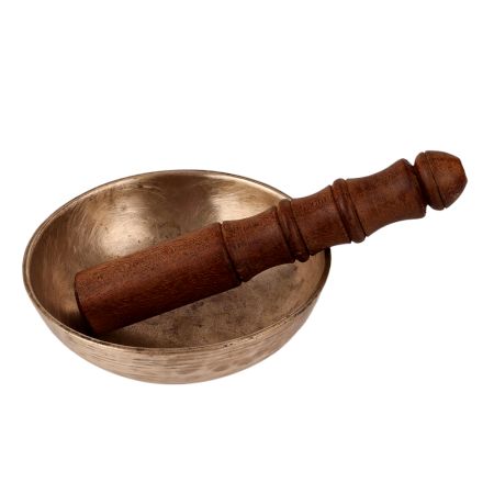Handmade Singing Bowl with Wooden Mallet