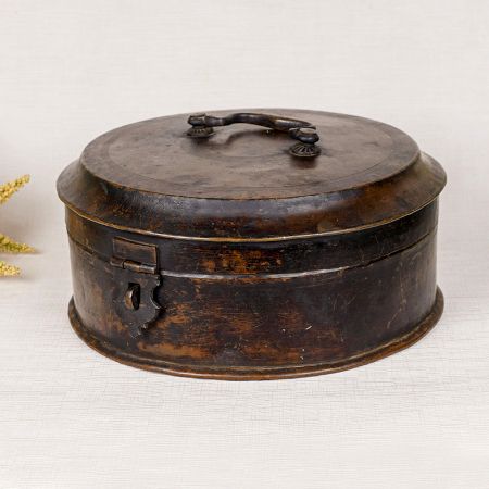 Handmade Brass Jewelry Box for Decoration