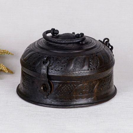 Designer Brass Jewelry Box for Home & Office Decor