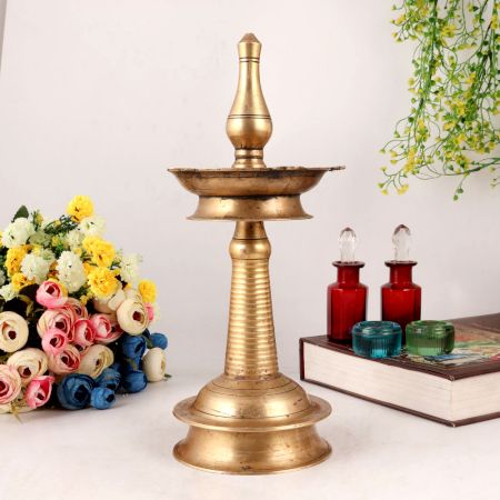 Adorable Oil Lamp Made of Brass