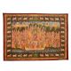 Hand Painted Pichwai Krishna Showing Maha Ras On Fabric