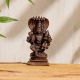 Hadmade Brown Brass Laxmi Narayan Statue With Sheshnag